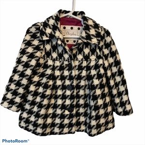 Cherokee Black and white coat Size 2T